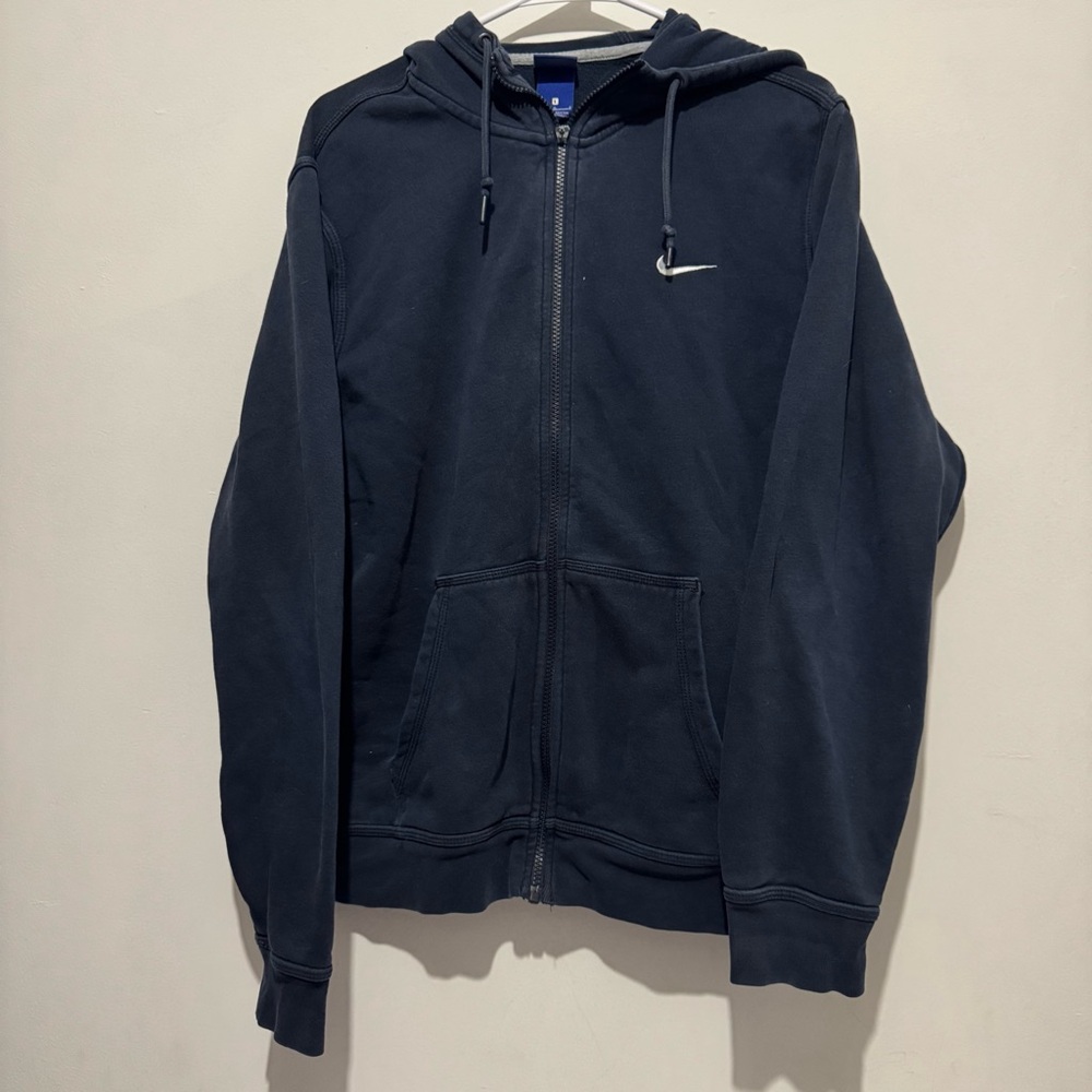 Nike Men's Dark Navy Full-Zip Hoodie